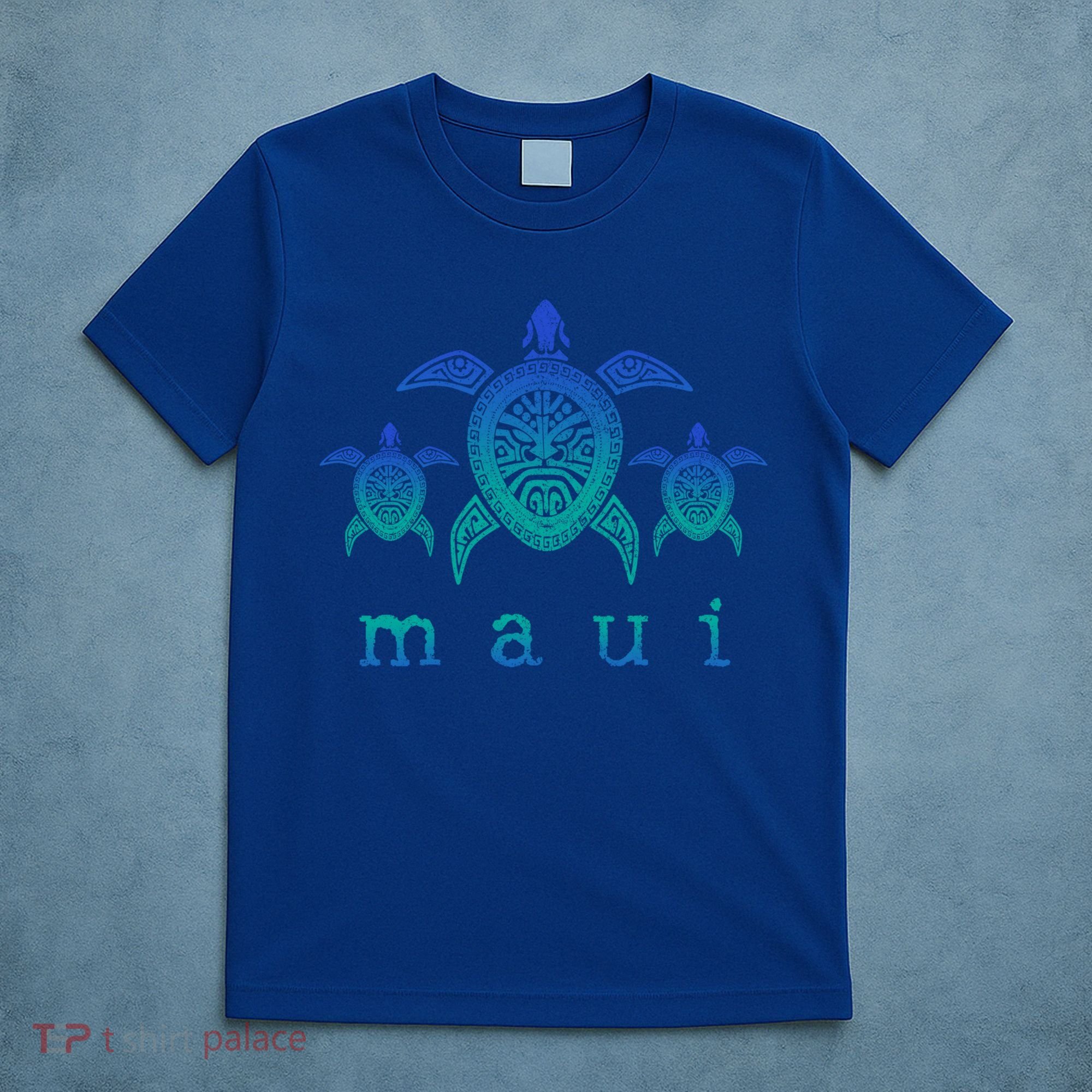 Maui Cool Gift Hawaii Sea Turtles Hawaiian Scuba Diving Souvenir Funny Gift T-Shirt