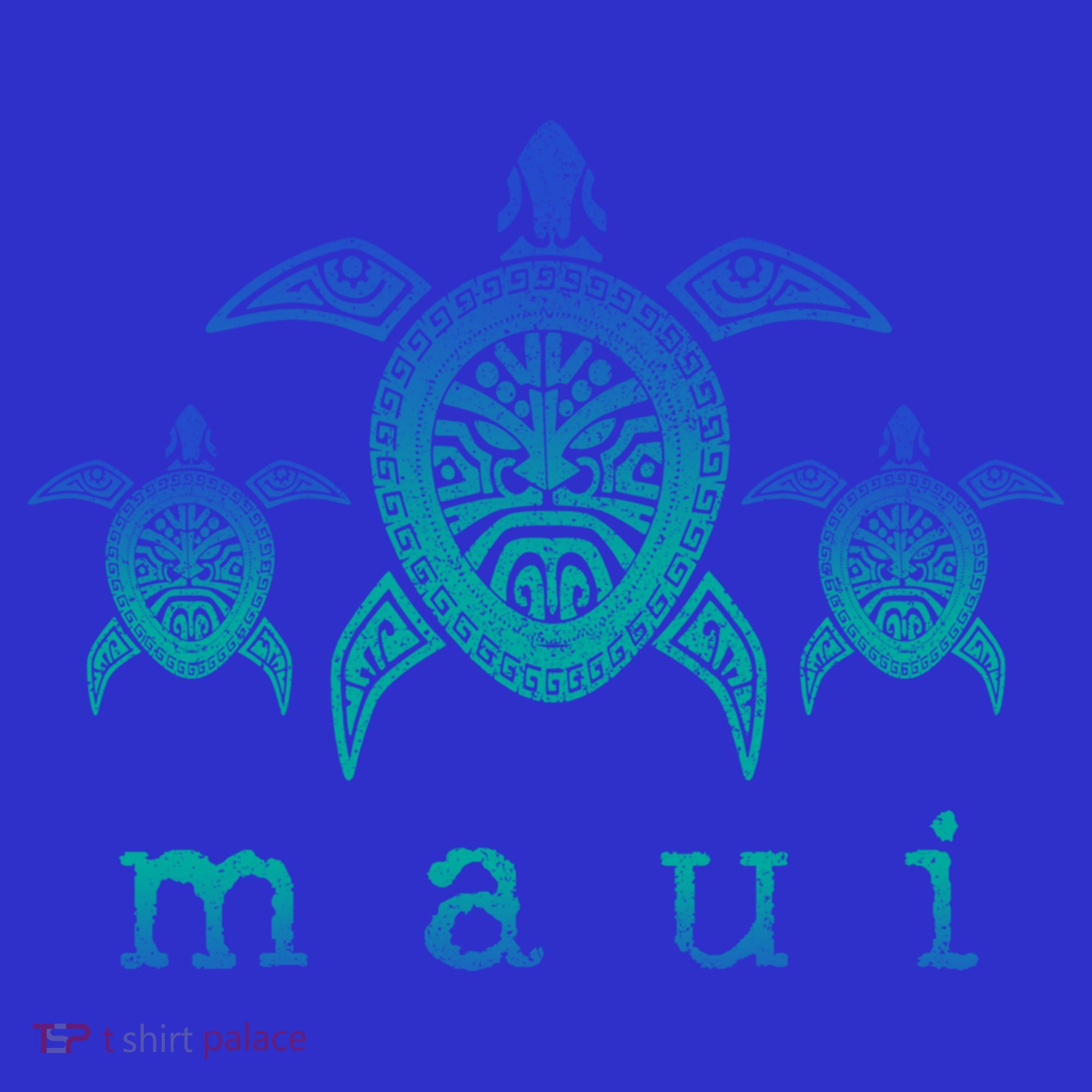 Maui Cool Gift Hawaii Sea Turtles Hawaiian Scuba Diving Souvenir Funny Gift T-Shirt