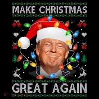Make Christmas Great Again Funny Trump Ugly Christmas Gift Coffee Mug thumb 5