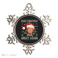 Make Christmas Great Again Funny Trump Ugly Christmas Gift Ornament thumb 0