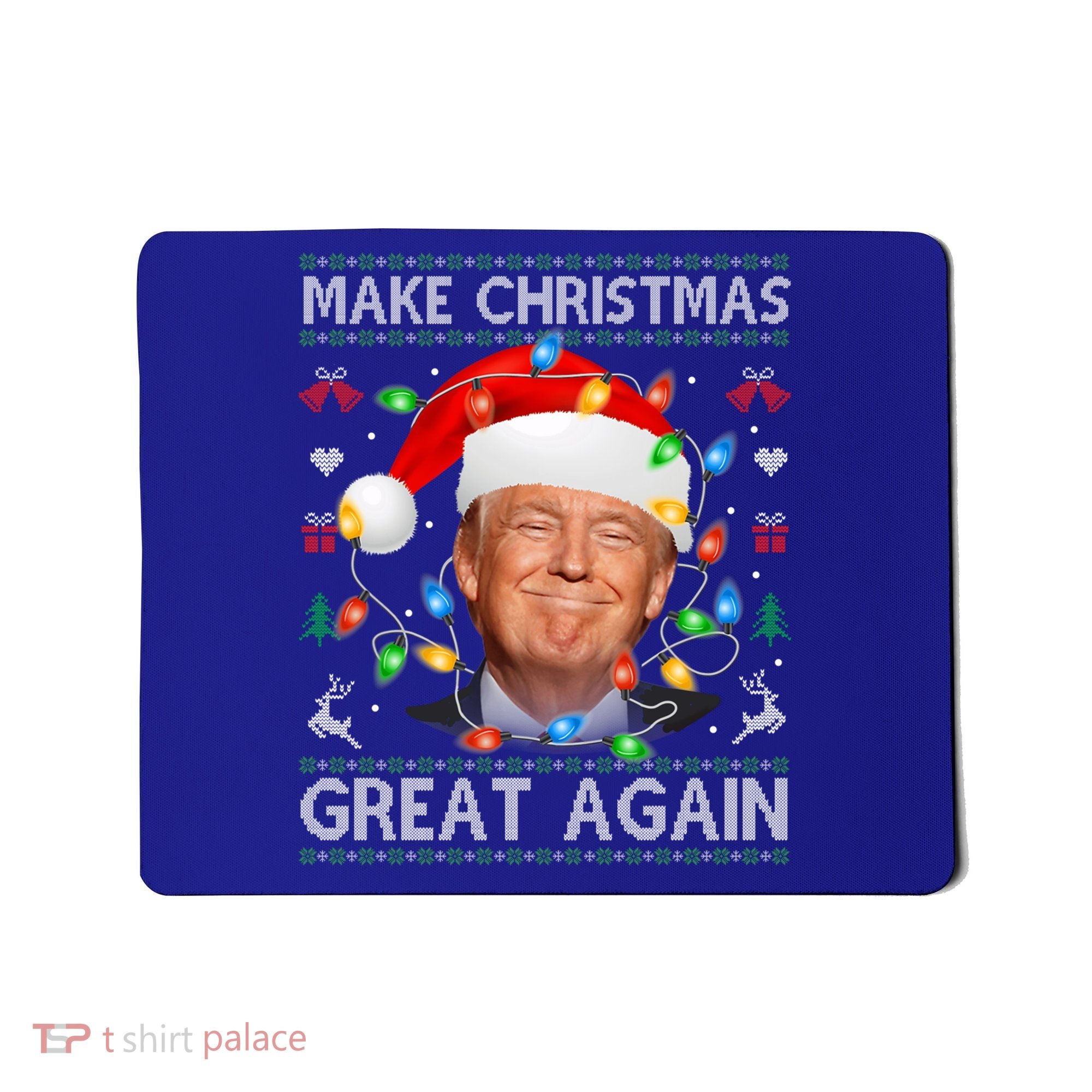 Make Christmas Great Again Funny Trump Ugly Christmas Gift Mousepad