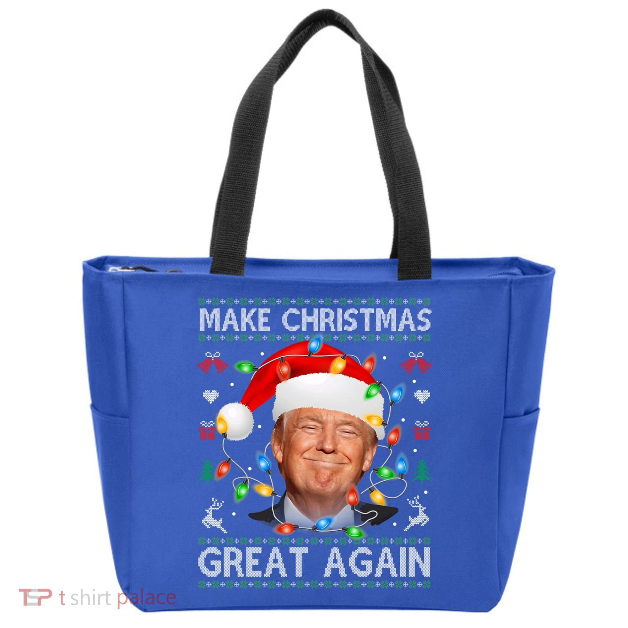 Make Christmas Great Again Funny Trump Ugly Christmas Gift Tote Bag