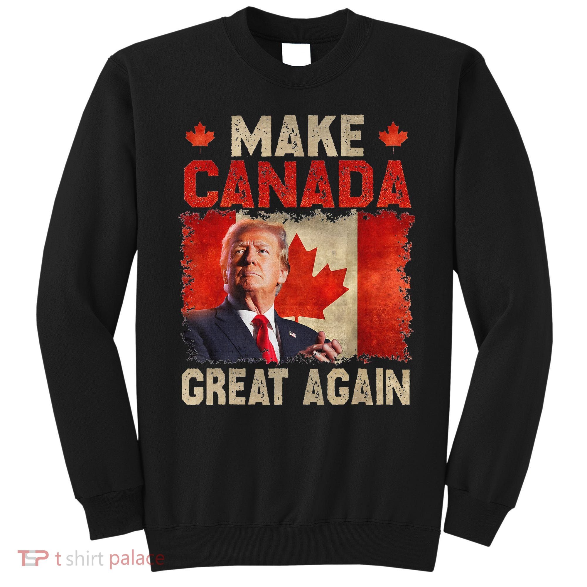 Make Canada Great Again Funny Trump President 2024 Sweatshirt