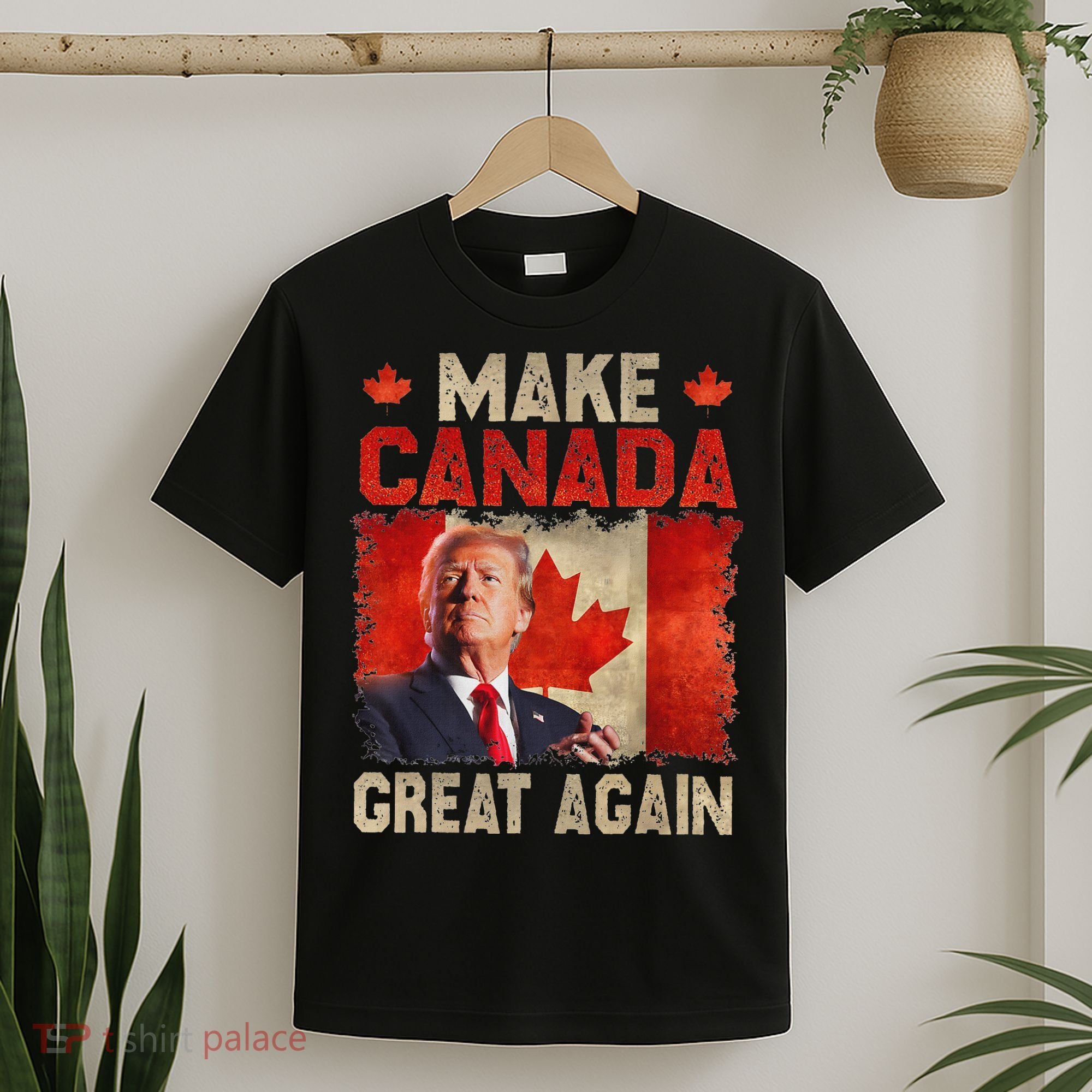 Make Canada Great Again Funny Trump President 2024 T-Shirt