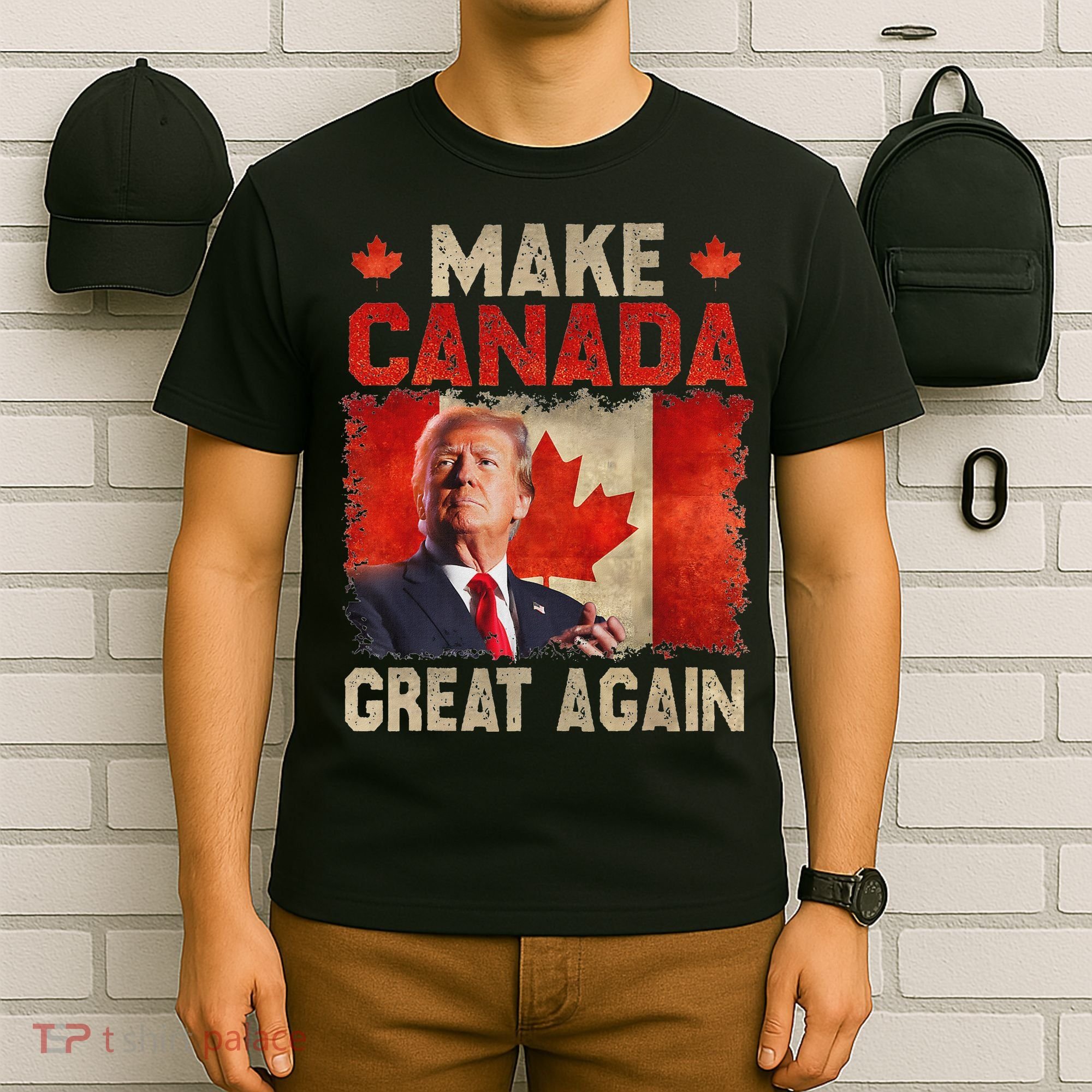 Make Canada Great Again Funny Trump President 2024 T-Shirt