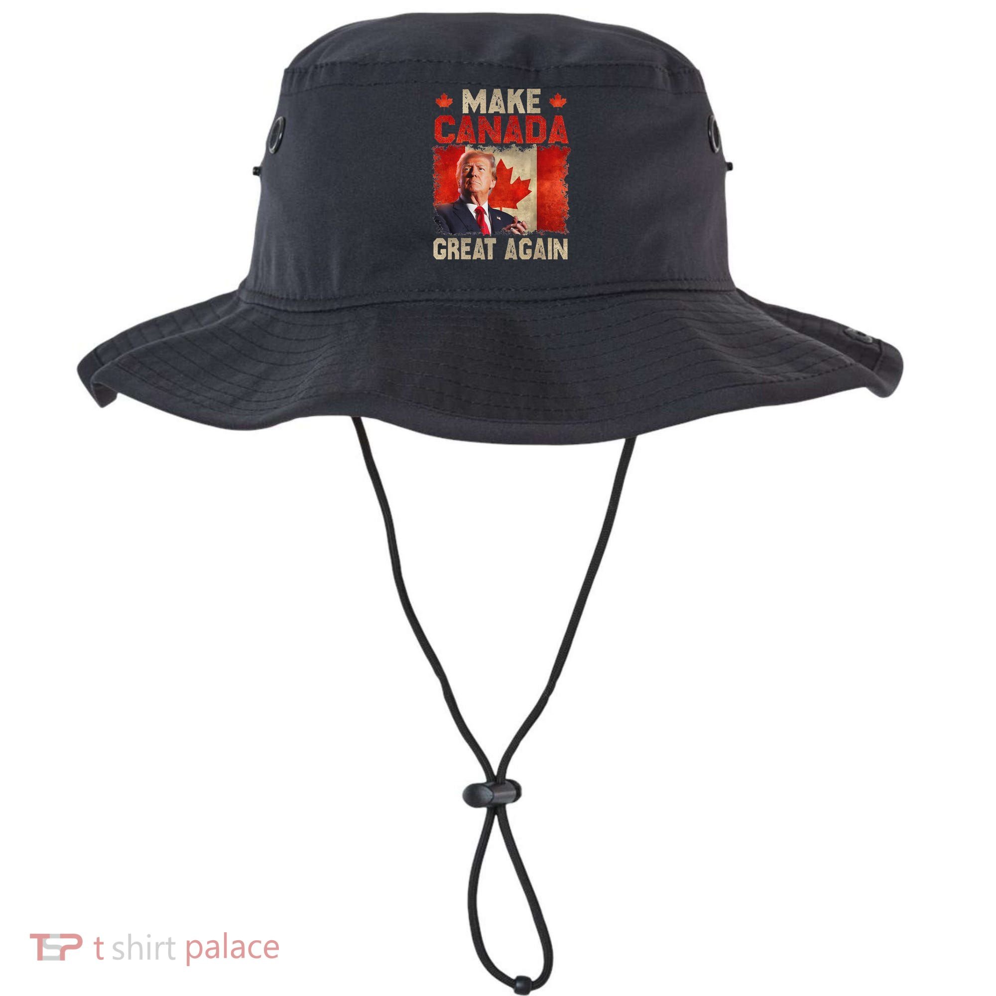 Make Canada Great Again Funny Trump President 2024 Bucket Hat