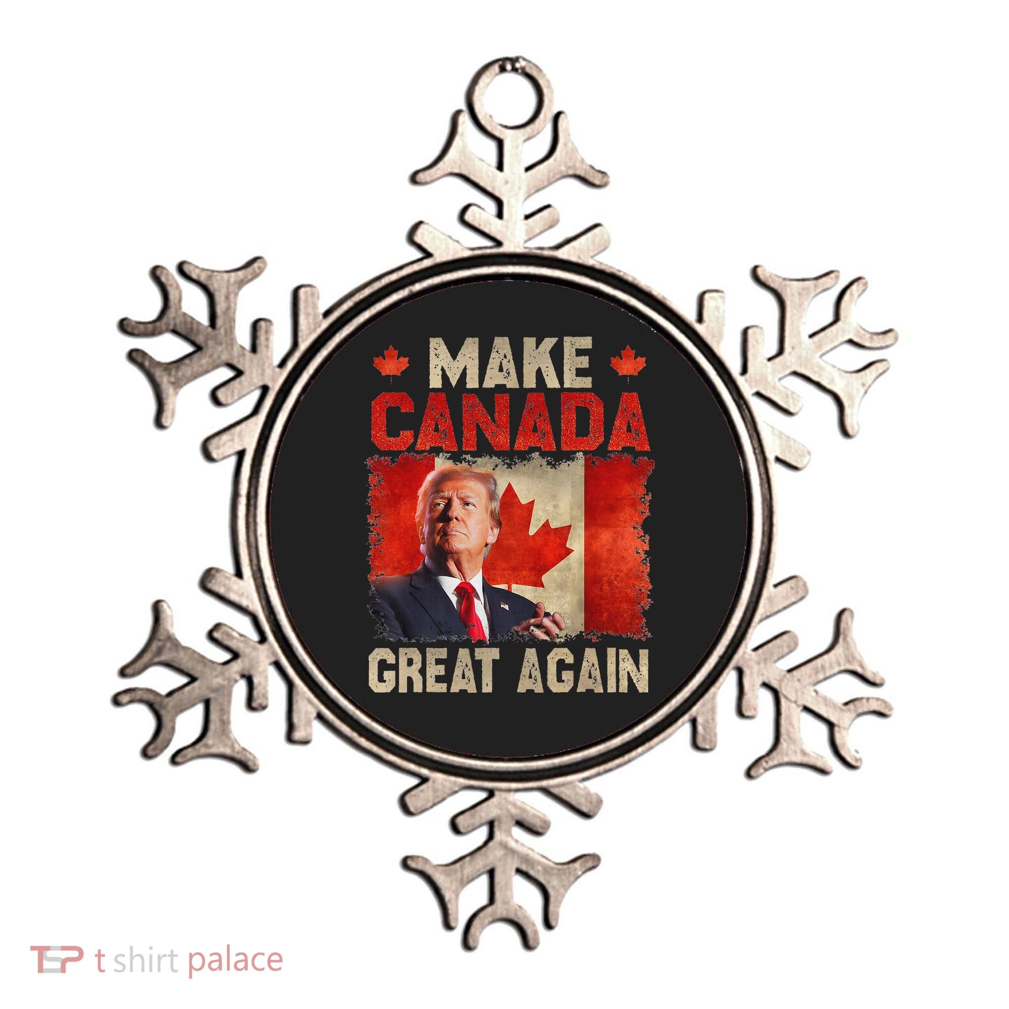 Make Canada Great Again Funny Trump President 2024 Ornament