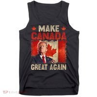Make Canada Great Again Funny Trump President 2024 Tank Top thumb 0