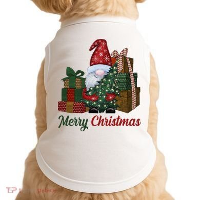Merry Christmas Gnome Festive Holiday Gift Doggie Tank