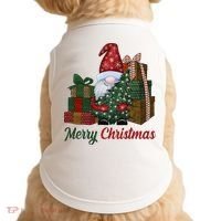 Merry Christmas Gnome Festive Holiday Gift Doggie Tank thumb 0