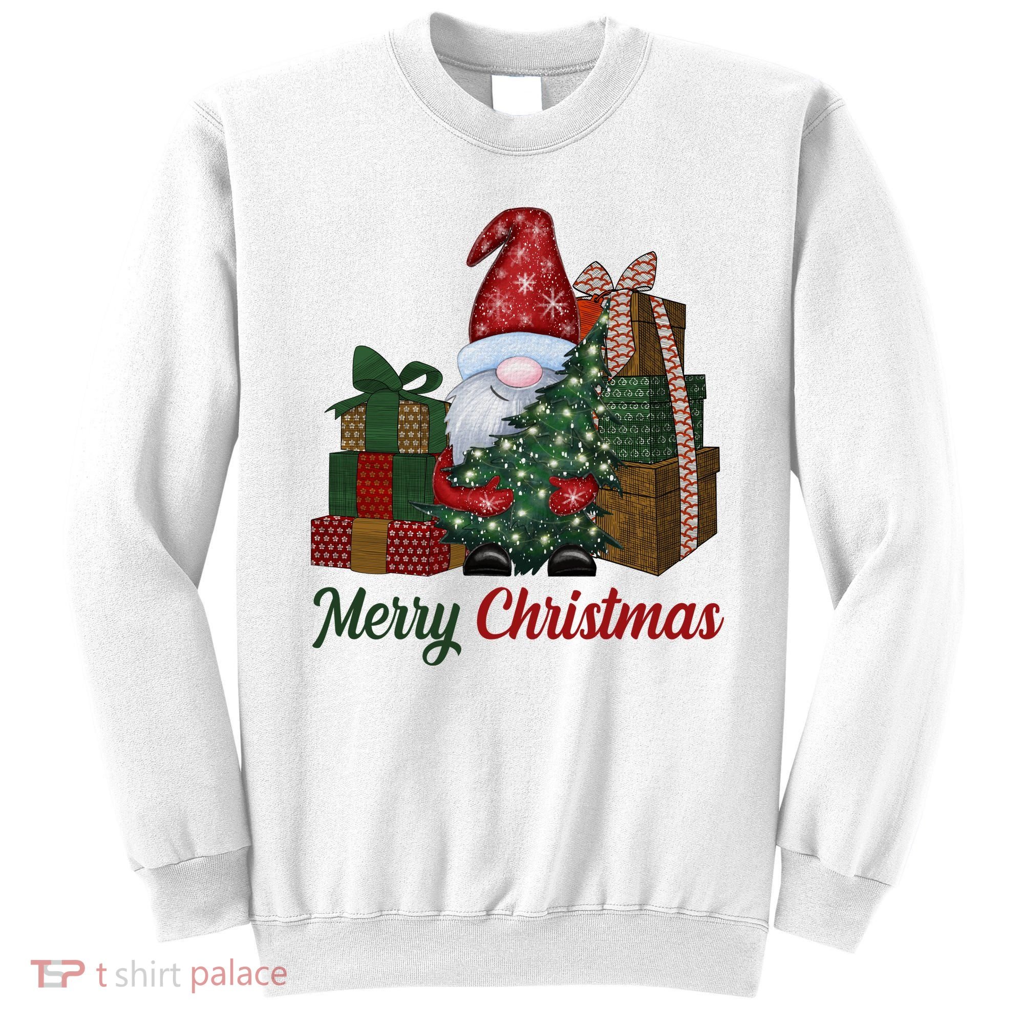 Merry Christmas Gnome Festive Holiday Gift Sweatshirt