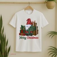 Merry Christmas Gnome Festive Holiday Gift T-Shirt thumb 2