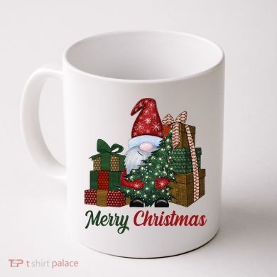 Merry Christmas Gnome Festive Holiday Gift Coffee Mug