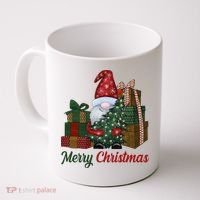 Merry Christmas Gnome Festive Holiday Gift Coffee Mug thumb 0