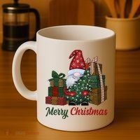 Merry Christmas Gnome Festive Holiday Gift Coffee Mug thumb 4