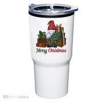 Merry Christmas Gnome Festive Holiday Gift Tumbler thumb 0