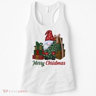 Merry Christmas Gnome Festive Holiday Gift Women's Tank Top