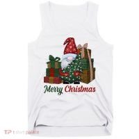 Merry Christmas Gnome Festive Holiday Gift Tank Top thumb 0