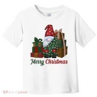 Merry Christmas Gnome Festive Holiday Gift Toddler T-Shirt thumb 0