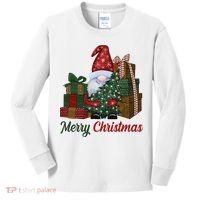 Merry Christmas Gnome Festive Holiday Gift Kids Long Sleeve Shirt thumb 0