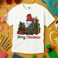 Merry Christmas Gnome Festive Holiday Gift Kids T-Shirt thumb 3