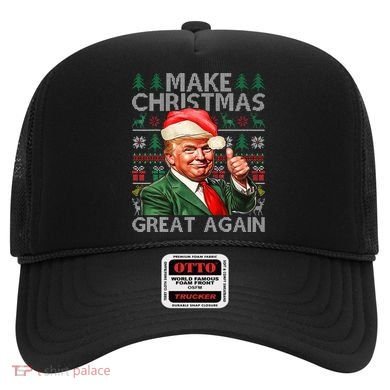 Make Christmas Great Again Funny Trump Xmas Snow Hat