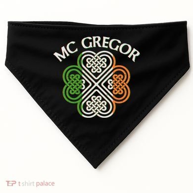 McGregor Irish Flag Celtic Knot USA-Made Doggie Bandana