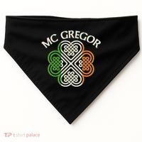 McGregor Irish Flag Celtic Knot USA-Made Doggie Bandana thumb 0