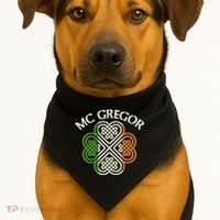 McGregor Irish Flag Celtic Knot USA-Made Doggie Bandana thumb 1