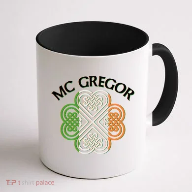 McGregor Irish Flag Celtic Knot Coffee Mug back