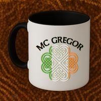 McGregor Irish Flag Celtic Knot Coffee Mug thumb 2