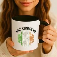 McGregor Irish Flag Celtic Knot Coffee Mug thumb 3