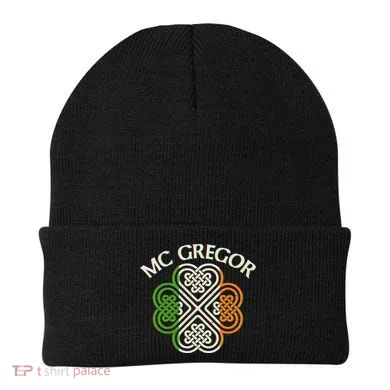 McGregor Irish Flag Celtic Knot Beanie