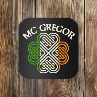 McGregor Irish Flag Celtic Knot Coaster