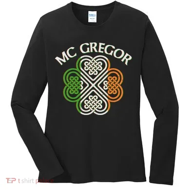 McGregor Irish Flag Celtic Knot Women's Long Sleeve Shirt