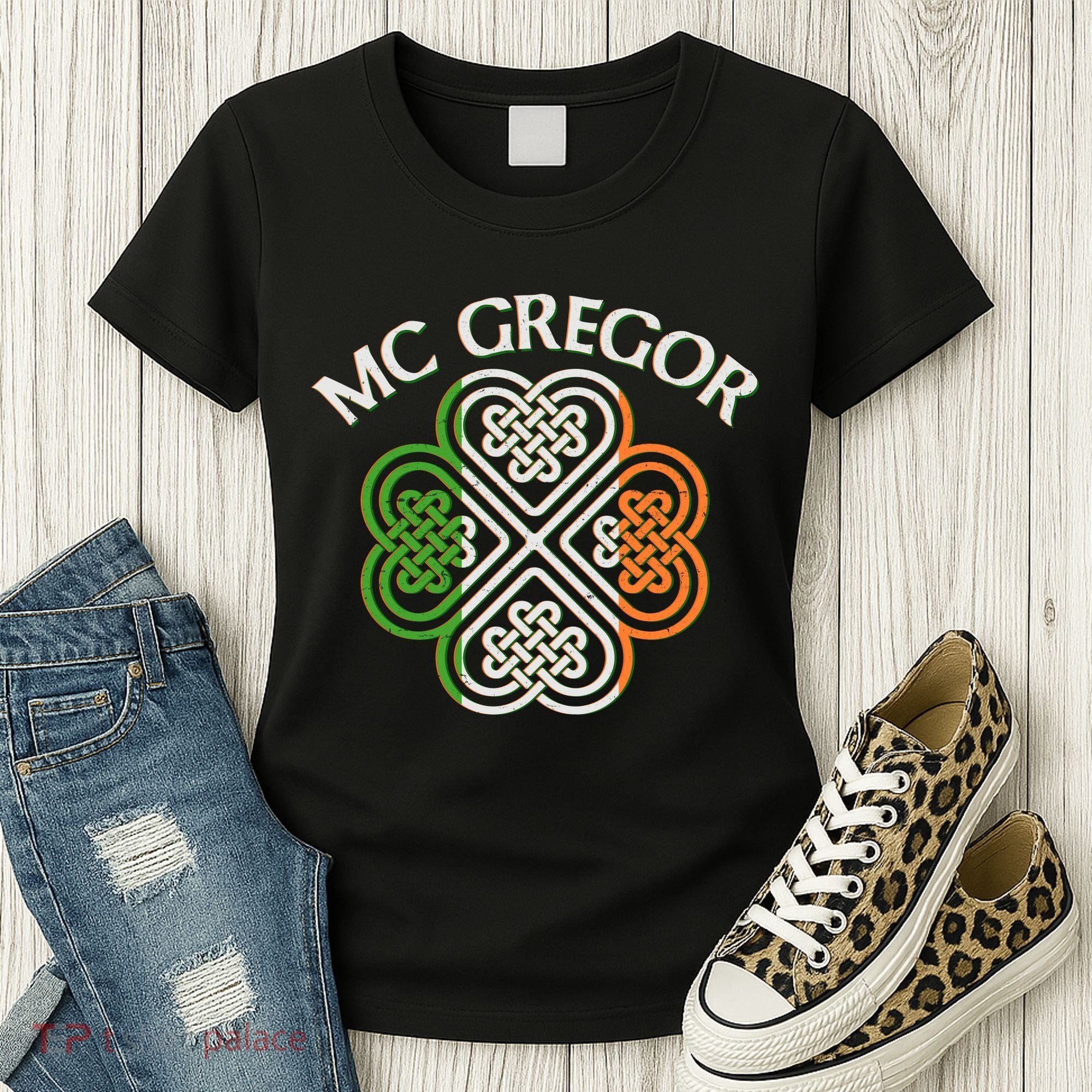 McGregor Irish Flag Celtic Knot Women's T-Shirt