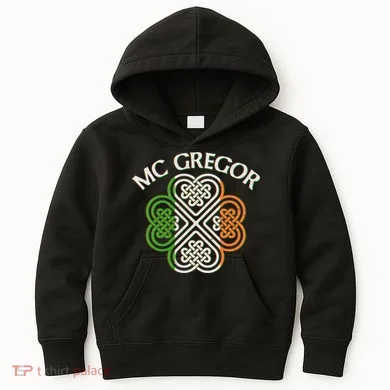 McGregor Irish Flag Celtic Knot Kids Hoodie