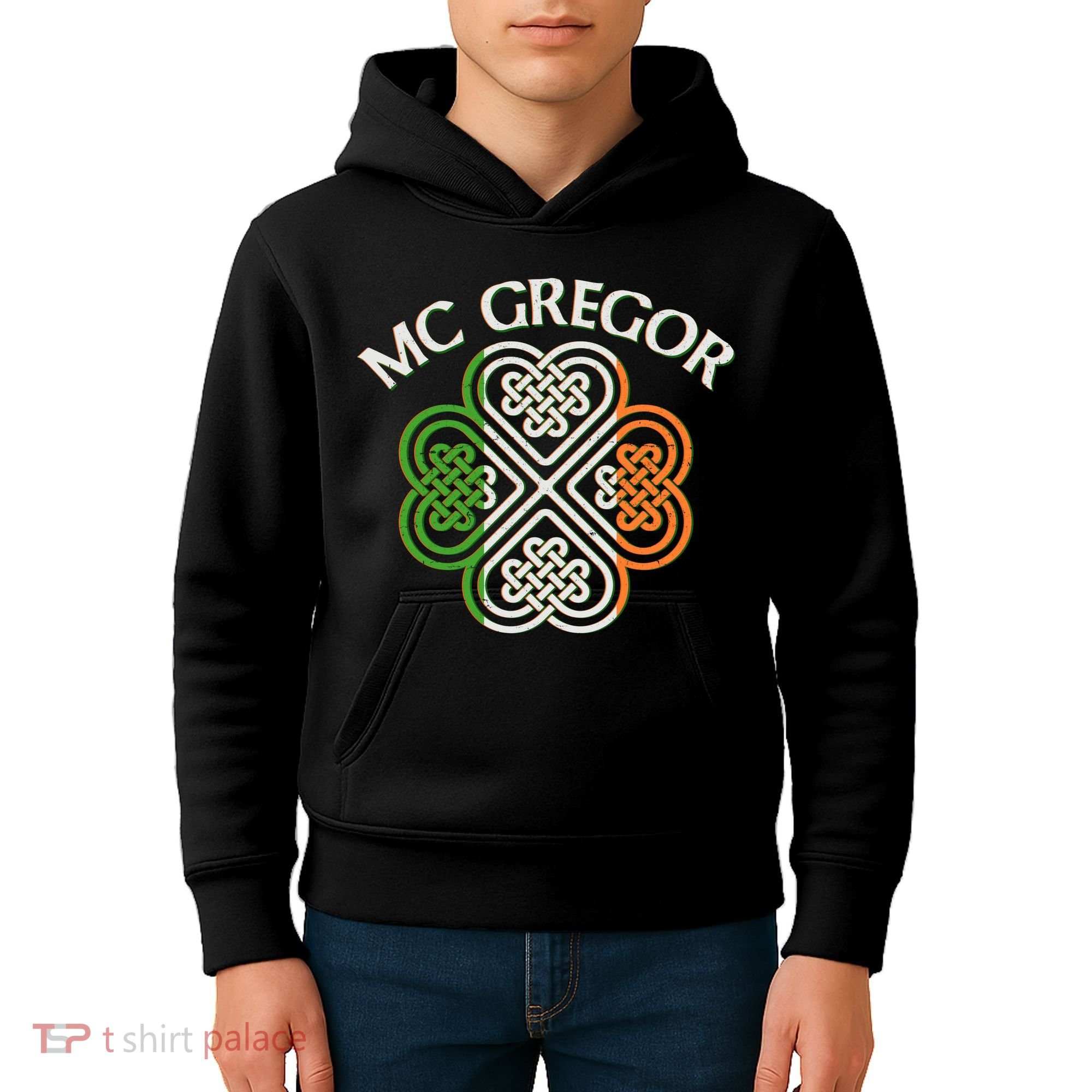 McGregor Irish Flag Celtic Knot Kids Hoodie