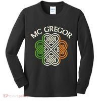 McGregor Irish Flag Celtic Knot Kids Long Sleeve Shirt thumb 0