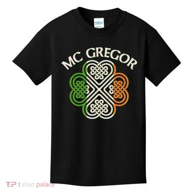 McGregor Irish Flag Celtic Knot Kids T-Shirt