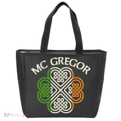 McGregor Irish Flag Celtic Knot Tote Bag