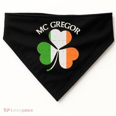 McGregor Irish Flag Clover USA-Made Doggie Bandana