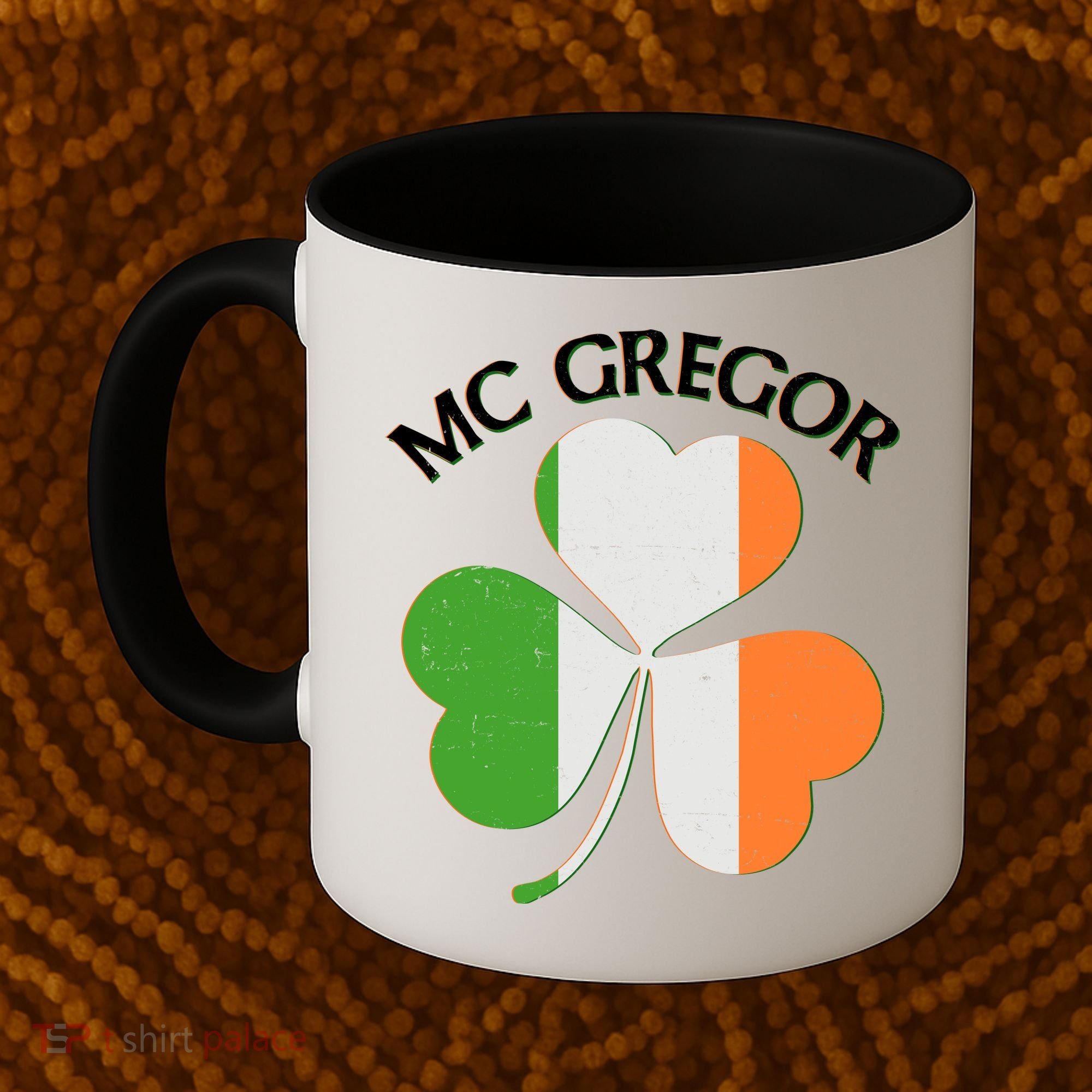 McGregor Irish Flag Clover Coffee Mug