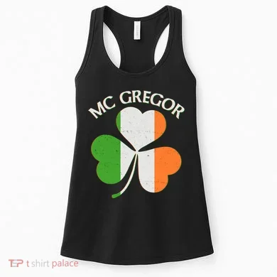 McGregor Irish Flag Clover Women's Tank Top
