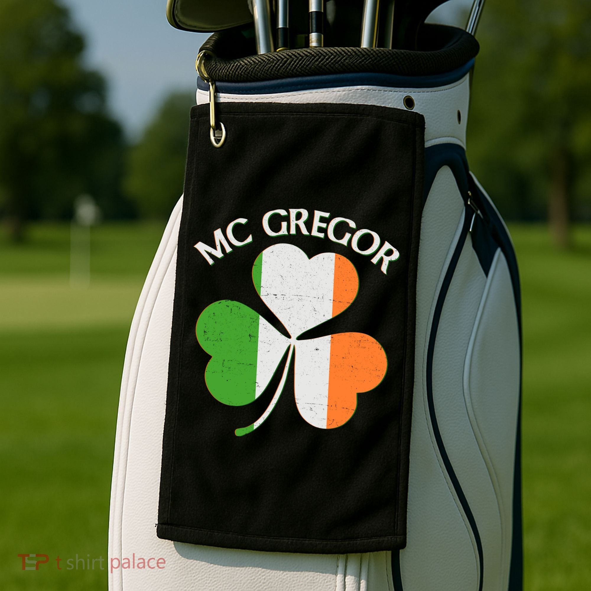 McGregor Irish Flag Clover Golf Towel