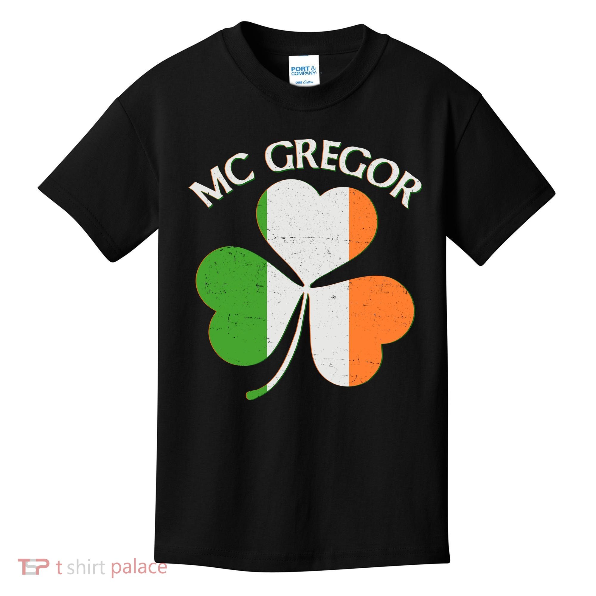 McGregor Irish Flag Clover Kids T-Shirt