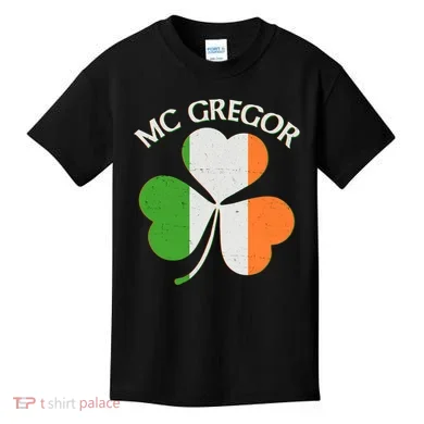 McGregor Irish Flag Clover Kids T-Shirt