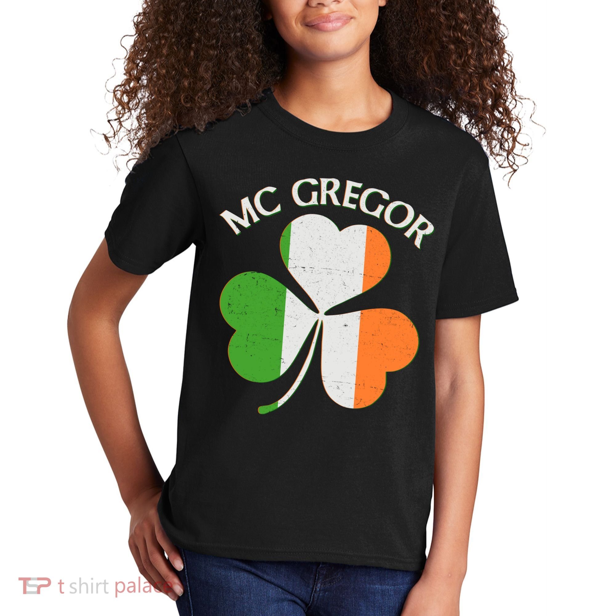 McGregor Irish Flag Clover Kids T-Shirt