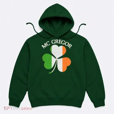 McGregor Irish Flag Clover Hoodie