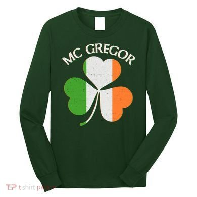 McGregor Irish Flag Clover Long Sleeve Shirt